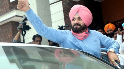 Congress leader Navjot Singh Sidhu becomes Punjab Congress chief after months of feud with chief minister Captain Amarinder Singh. Congress leader Navjot Singh Sidhu becomes Punjab Congress chief after months of feud with chief minister Captain Amarinder Singh.