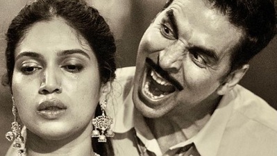 Akshay Kumar shares a picture with Bhumi Pednekar on her birthday.