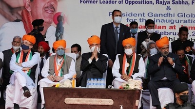 Congress leaders Ghulam Nabi Azad, Anand Sharma, Kapil Sibal, Bhupinder Singh Hooda and Manish Tewari. (PTI Photo) Congress leaders Ghulam Nabi Azad, Anand Sharma, Kapil Sibal, Bhupinder Singh Hooda and Manish Tewari. (PTI Photo)