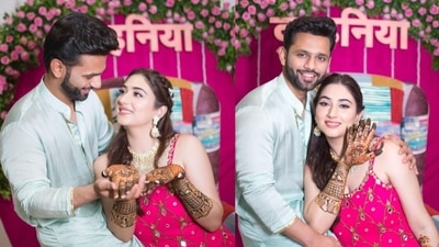 The couple had been friends before Rahul Vaidya proposed to Disha Parmar during his stint on Bigg Boss 14. She then appeared on the show to accept his proposal and celebrate Valentine's Day with him. The couple had been friends before Rahul Vaidya proposed to Disha Parmar during his stint on Bigg Boss 14. She then appeared on the show to accept his proposal and celebrate Valentine's Day with him.