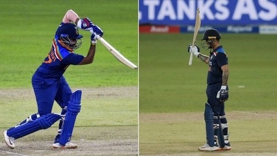 India beat Sri Lanka by 7 wickets in the first ODI (HT Collage)