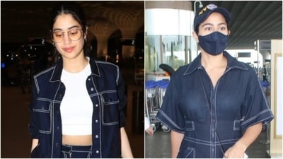 Janhvi Kapoor in co-ord set and Sara Ali Khan in jumpsuit: Who nailed denim the look? Janhvi Kapoor in co-ord set and Sara Ali Khan in jumpsuit: Who nailed denim the look?