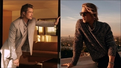 Brad Pitt’s flawless looks in tonal colours tempt men to steal his style book (Instagram/brioni_official/mikaeljansson) Brad Pitt’s flawless looks in tonal colours tempt men to steal his style book (Instagram/brioni_official/mikaeljansson)