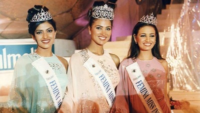 Priyanka Chopra, Lara Dutta, and Dia Mirza all won international pageants in the same year. Priyanka Chopra, Lara Dutta, and Dia Mirza all won international pageants in the same year.
