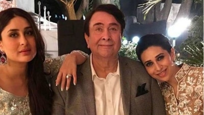 Kareena Kapoor and Karisma Kapoor are the daughters of Randhir Kapoor. Kareena Kapoor and Karisma Kapoor are the daughters of Randhir Kapoor.
