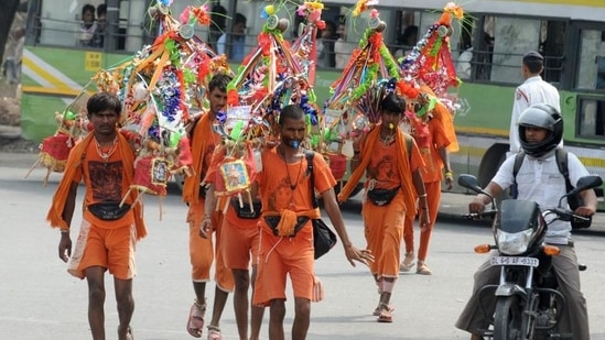 The Kanwar Yatra is an annual pilgrimage undertaken by the devotees of Lord Shiva. (AFP File Photo)