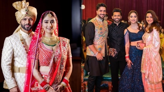 Rahul Vaidya and Disha Parmar tied the knot on Friday, July 16, in Mumbai. The wedding was attended by their families and a few close friends.