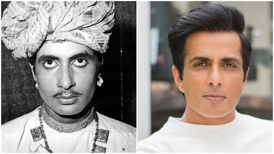 Amitabh Bachchan has shared a picture and fans think he looks like Sonu Sood.