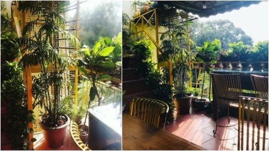 Potbelly Rooftop Cafe, Shahpur Jat, near Hauz Khas: This place has one of the best views for the rainy season in Delhi. You can just sit with a beverage or induge in their famous Liti Chokga, Keema Maggie, Samosa, etc.(Instagram/@i_anjalie)