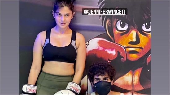 Jennifer Winget gives glimpse of her ‘Toofaan’, here why to try boxing workout(Instagram/jenniferwinget1)