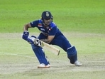 Debutant Ishan Kishan smashed a fifty off 33 balls in first India vs Sri Lanka ODI and scripted history by achieving unique feat.(TWITTER/ICC) Debutant Ishan Kishan smashed a fifty off 33 balls in first India vs Sri Lanka ODI and scripted history by achieving unique feat.(TWITTER/ICC)