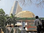 Sensex dropped 587 points to close at 52,553. Sensex dropped 587 points to close at 52,553.