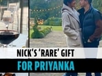 Nick Jonas gifts <span class='webrupee'>₹</span>1.3 lakh wine bottle to Priyanka Chopra on her birthday