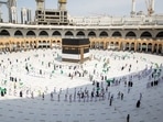 On Sunday, vaccinated Muslim pilgrims gathered in Saudi Arabia for the annual Hajj pilgrimage. This year the country has barred worshippers from abroad and also restricted entry from inside the kingdom due to the pandemic, Reuters said. The country has allowed only 60,000 people to come for Hajj this year.(Reuters)