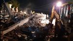 A three-story building collapsed at Khawaspur Village on Pataudi Road in Gurugram on July 18. (HT Photo) A three-story building collapsed at Khawaspur Village on Pataudi Road in Gurugram on July 18. (HT Photo)