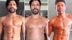 Farhan Akhtar underwent gruelling training to achieve an athletic body for Toofaan. Farhan Akhtar underwent gruelling training to achieve an athletic body for Toofaan.