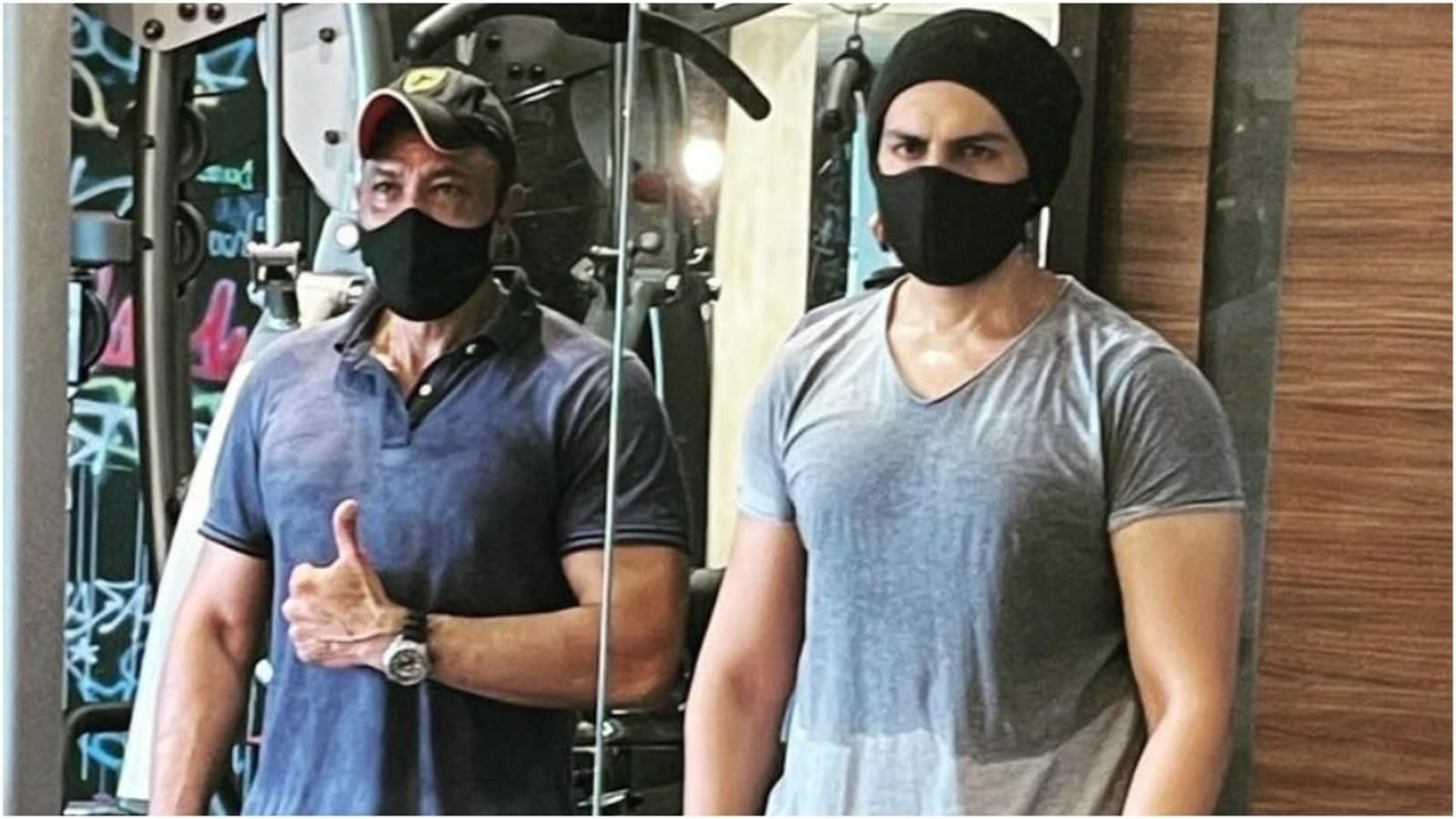 Kartik Aaryan's post-workout pics show he trains hard at gym, Varun Dhawan is impressed