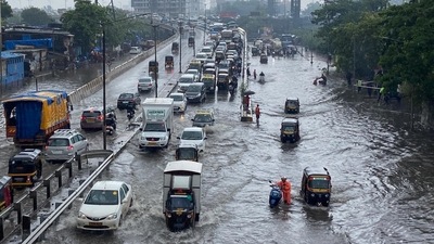 At least four separate incidents of wall collapse were also reported in Thane city after the heavy rainfall. At least four separate incidents of wall collapse were also reported in Thane city after the heavy rainfall.