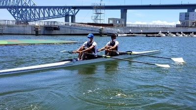 Indian rowing team of Arjun Lal Jat and Arvind Singh training ahead the start of Tokyo Olympics. (SAI) Indian rowing team of Arjun Lal Jat and Arvind Singh training ahead the start of Tokyo Olympics. (SAI)