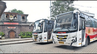 Traditional palkhis will leave from Pune to Pandharpur by buses provided by the Maharashtra State Road Transport Corporation. (HT)