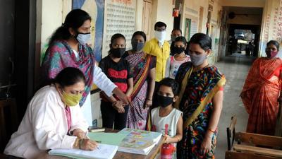 Some of the schools in small and big cities started online; however, many students of the lower-middle-class parents, children from rural areas, villages and remote places could not relish the virtual classes for the want of internet and mobiles or laptops. (HT PHOTO)