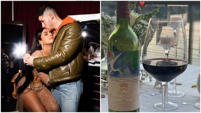Priyanka Chopra got an expensive wine bottle from Nick Jonas on her birthday. Priyanka Chopra got an expensive wine bottle from Nick Jonas on her birthday.