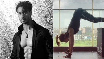 Tiger Shroff is impressed with Sussanne Khan's squats and push-ups workout video: Watch (Instagram)