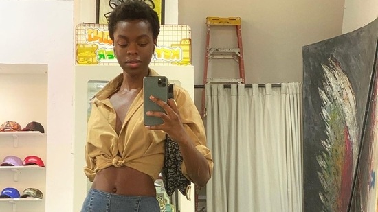 She shared Gigi's story as well as her own image wearing the outfit and shared, “It’s the way GiGi Hadid would have changed my entire life if I was only facing the right way.” Sharing the same post on Instagram, Nanga noted how neither Gigi nor her outfit knew the impact they had had.(Instagram)