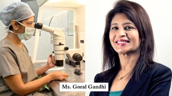 Goral Gandhi-The leading embryologist of India with 25 years of experience.