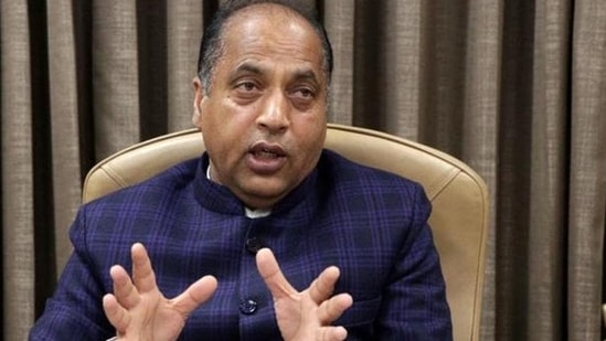 File image of Himachal Pradesh CM Jairam Thakur.(HT Photo) File image of Himachal Pradesh CM Jairam Thakur.(HT Photo)
