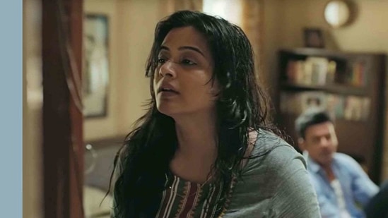 Priyamani and Manoj Bajpayee in a still from Amazon Prime Video's The Family Man.