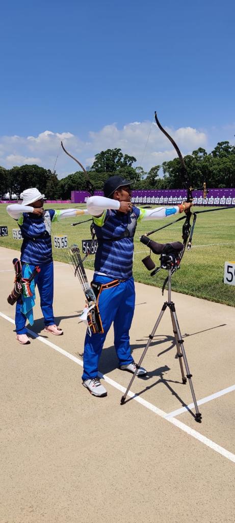 India's archery mixed doubles team Deepika Kumar (left) and Atanu Das training ahead the start of Tokyo Olympics. India's archery mixed doubles team Deepika Kumar (left) and Atanu Das training ahead the start of Tokyo Olympics.