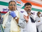 S Siddaramaiah and DK Shivakumar are said to be locked in a power tussle in Karnataka. (PTI) S Siddaramaiah and DK Shivakumar are said to be locked in a power tussle in Karnataka. (PTI)