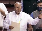 Mallikarjun Kharge made a direct comparison between the coronavirus lockdown and demonetisation, insisting that both were imposed overnight and the government was unprepared for it. (ANI Photo/ RSTV)