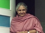 Sheila Dikshit, former Delhi chief minister, died at a private hospital in the national Capital in 2019.(Kaushik Ramaswamy / HT Archive) Sheila Dikshit, former Delhi chief minister, died at a private hospital in the national Capital in 2019.(Kaushik Ramaswamy / HT Archive)