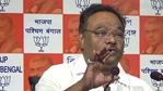 File photo of BJP leader Samik Bhattacharya.(Image via Twitter) File photo of BJP leader Samik Bhattacharya.(Image via Twitter)