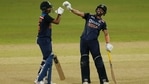 Bhuvneshwar Kumar and Deepak Chahar celebrate India's 3-wicket win against Sri Lanka in Colombo Bhuvneshwar Kumar and Deepak Chahar celebrate India's 3-wicket win against Sri Lanka in Colombo