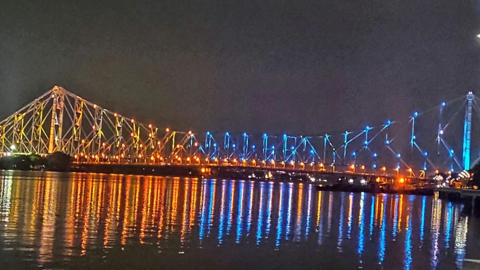 Tokyo Olympics Kolkata's iconic Howrah Bridge illuminated to boost the