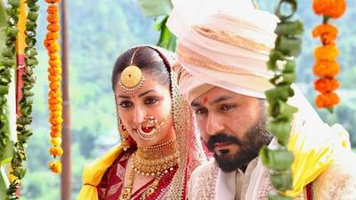 Actor Yami Gautam and filmmaker Aditya Dhar tied the knot in a hush-hush wedding, in Himachal. Actor Yami Gautam and filmmaker Aditya Dhar tied the knot in a hush-hush wedding, in Himachal.