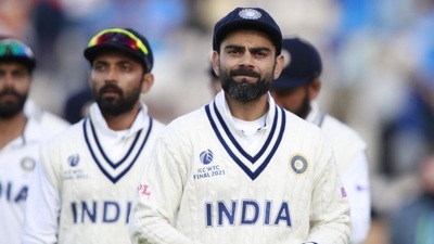 India captain Virat Kohli and Ajinkya Rahane were ruled out of the three-day match against County XI due to injuries (HT_PRINT) India captain Virat Kohli and Ajinkya Rahane were ruled out of the three-day match against County XI due to injuries (HT_PRINT)