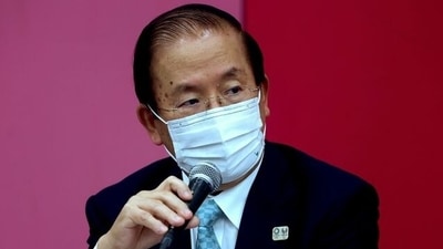 Tokyo 2020 CEO Toshiro Muto speaks during a press conference in Tokyo, Japan. (REUTERS)