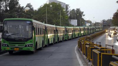 PMPML buses parked at BRT Satara road in Pune. Historical core city of Pune needs an election push for development. (HT PHOTO) PMPML buses parked at BRT Satara road in Pune. Historical core city of Pune needs an election push for development. (HT PHOTO)