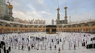 The festival, also known as Greater Eid or Eid Qurban or Qurban Bayarami, is celebrated on the 10th day of the Islamic month of Zul Hijjah, the 12th month of the Islamic or lunar calendar. It marks the end of the annual pilgrimage or Hajj to the Saudi holy city of Mecca and is celebrated in remembrance of Abraham's readiness to sacrifice his son to God. (AFP) The festival, also known as Greater Eid or Eid Qurban or Qurban Bayarami, is celebrated on the 10th day of the Islamic month of Zul Hijjah, the 12th month of the Islamic or lunar calendar. It marks the end of the annual pilgrimage or Hajj to the Saudi holy city of Mecca and is celebrated in remembrance of Abraham's readiness to sacrifice his son to God. (AFP)