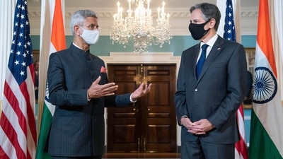 Antony Blinken and S Jaishankar have met thrice in the past one year, with the latest coinciding with Indian foreign minister's visit to the United States in May. (File photo/AP)
