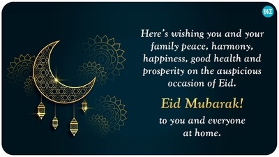 Here's wishing you and your family peace, harmony, happiness, good health and prosperity on the auspicious occasion of Eid. Eid Mubarak to you and everyone at home. Here's wishing you and your family peace, harmony, happiness, good health and prosperity on the auspicious occasion of Eid. Eid Mubarak to you and everyone at home.
