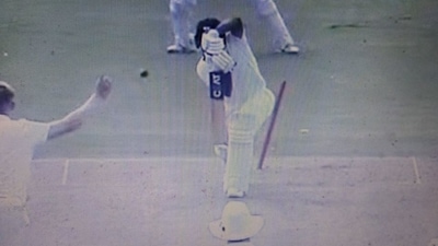 Mayank Agarwal is bowled by Lyndon James in India's practice match against County Select XI. (Twitter)