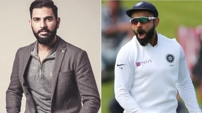 Photos of Yuvraj Singh (L) and Indian captain Virat Kohli (R) (HT Collage)