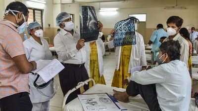 Union health minister Mansukh Mandaviya said that both first and second line drugs for managing mucormycosis or black fungus are available in ample numbers in Indian markets. (PTI Photo) Union health minister Mansukh Mandaviya said that both first and second line drugs for managing mucormycosis or black fungus are available in ample numbers in Indian markets. (PTI Photo)