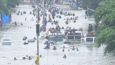 Incessant rains for the past few days have caused waterlogging, and even incidents of electrocutions, landslides and house collapses in Mumbai. Incessant rains for the past few days have caused waterlogging, and even incidents of electrocutions, landslides and house collapses in Mumbai.