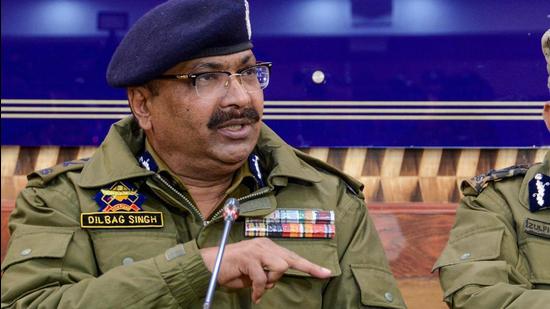 Director general of Jammu and Kashmir Police Dilbag Singh. (File photo)